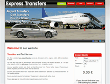 Tablet Screenshot of express-transfers.com